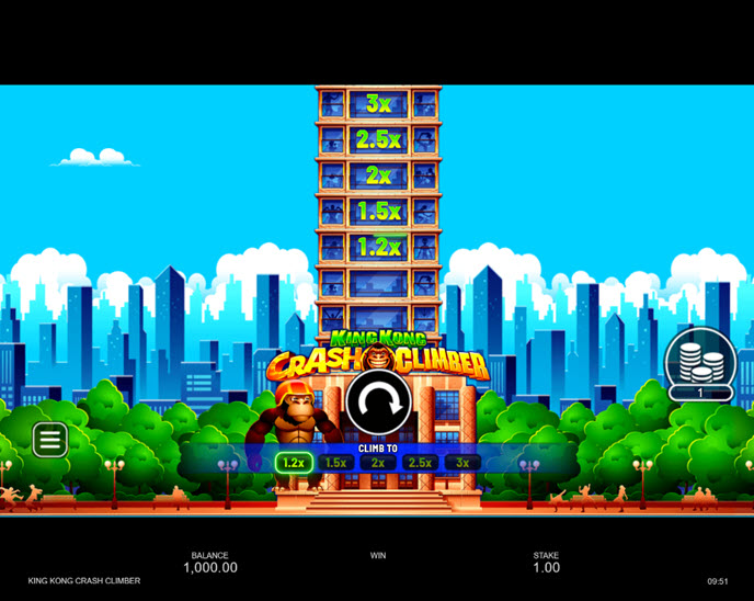 king kong crash climber