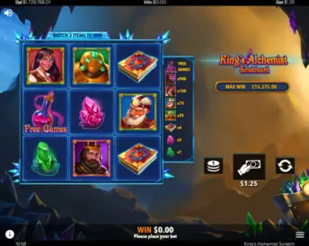 King’s Alchemist Scratch Card