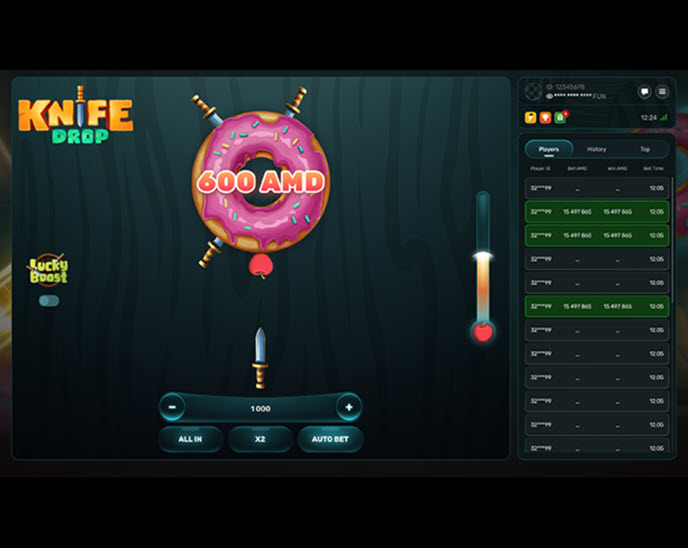knife drop