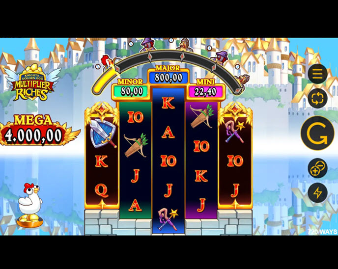 knights of the golden egg multiplier riches