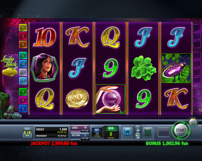 lady luck charm of fortune