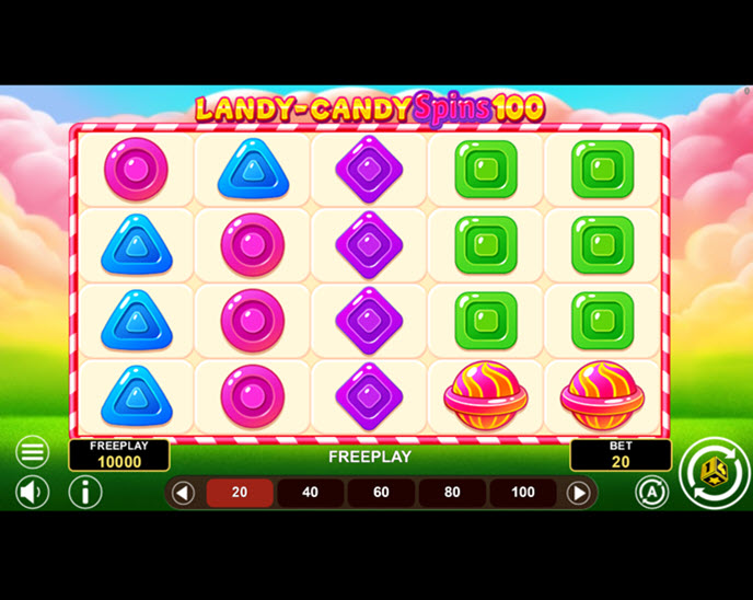 landy-candy spins 100