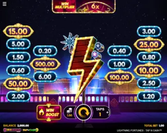 Lightning Fortunes – Tap n Cash