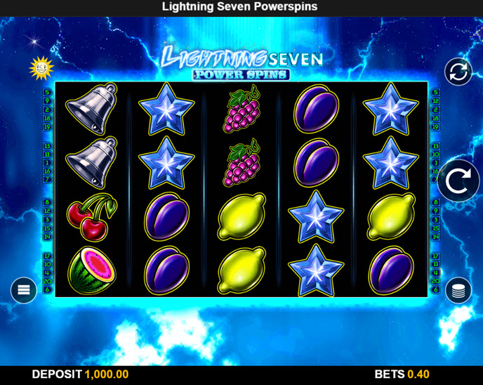 lightning seven power spins