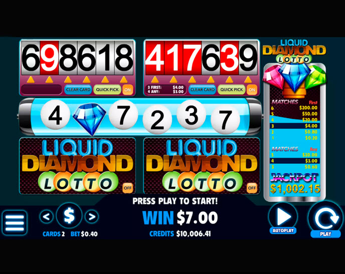 liquid diamond lotto
