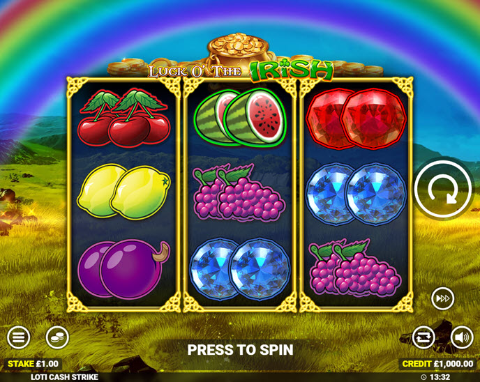 luck o’ the irish cash strike