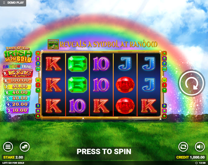 luck o’ the irish go for gold