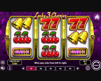 lucky 3 cherries