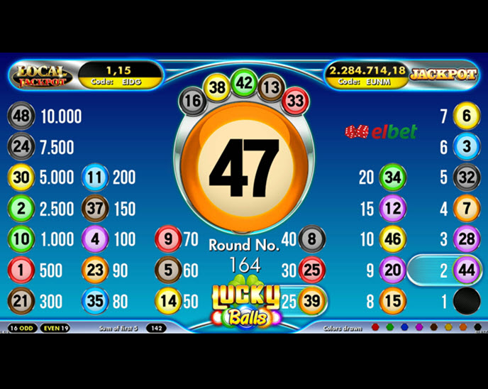 lucky balls (elbet)
