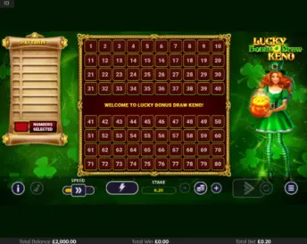 Lucky Bonus Draw Keno