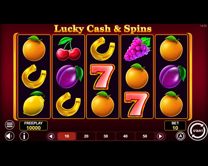 lucky cash and spins