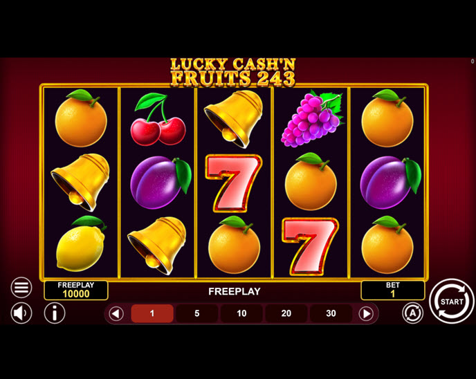 lucky cash’n fruits 243