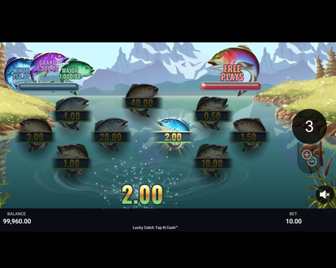lucky catch tap n cash