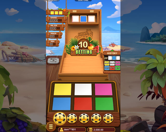 lucky color game