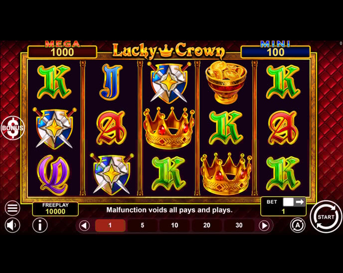 lucky crown hold and win