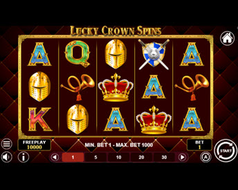 lucky crown spins