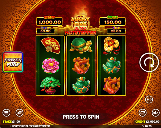 lucky fire blitz hotstepper