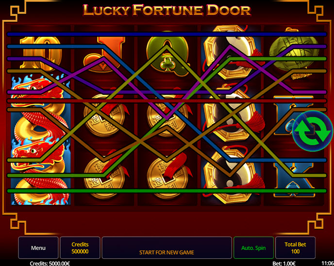lucky fortune door
