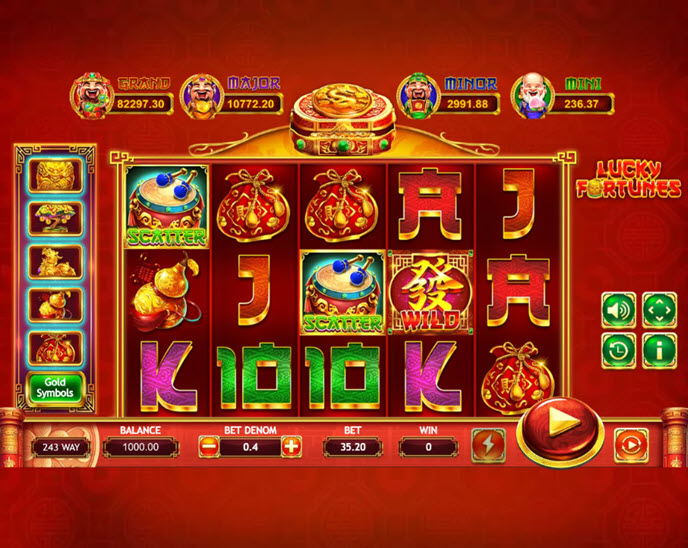 lucky fortunes (triple profits games)