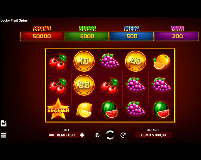 lucky fruit spins