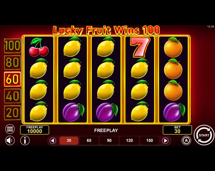 lucky fruit wins 100