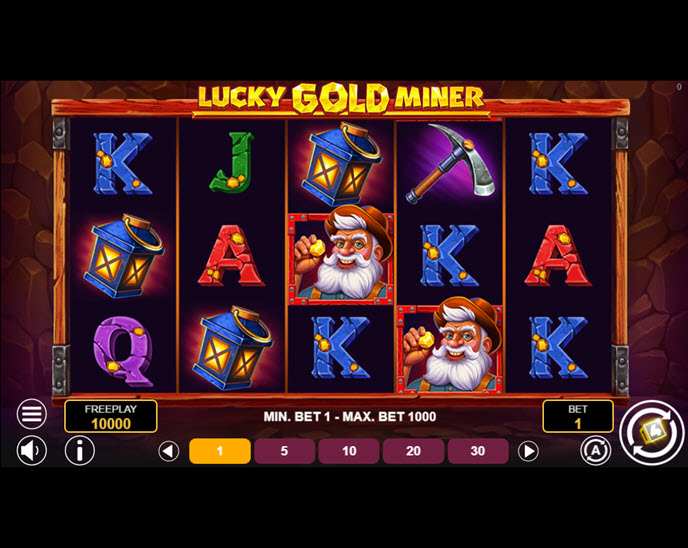lucky gold miner