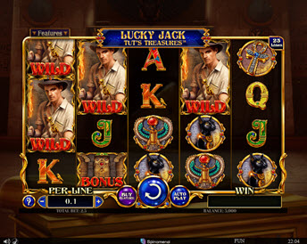 lucky jack tut’s treasure