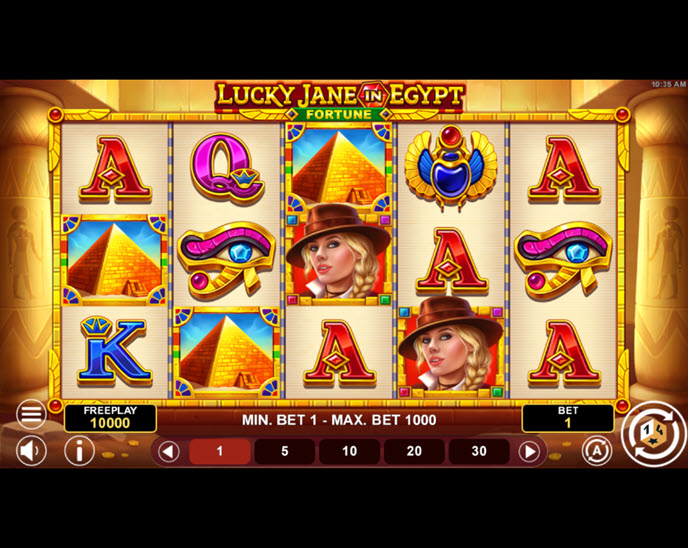 lucky jane in egypt fortune