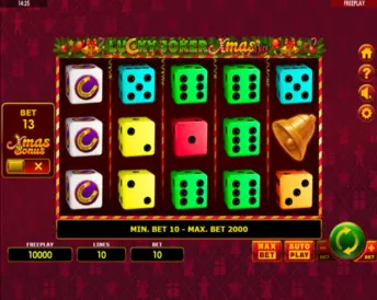 Lucky Joker Xmas Dice