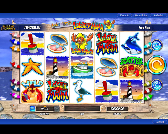 lucky larry's lobstermania megajackpots