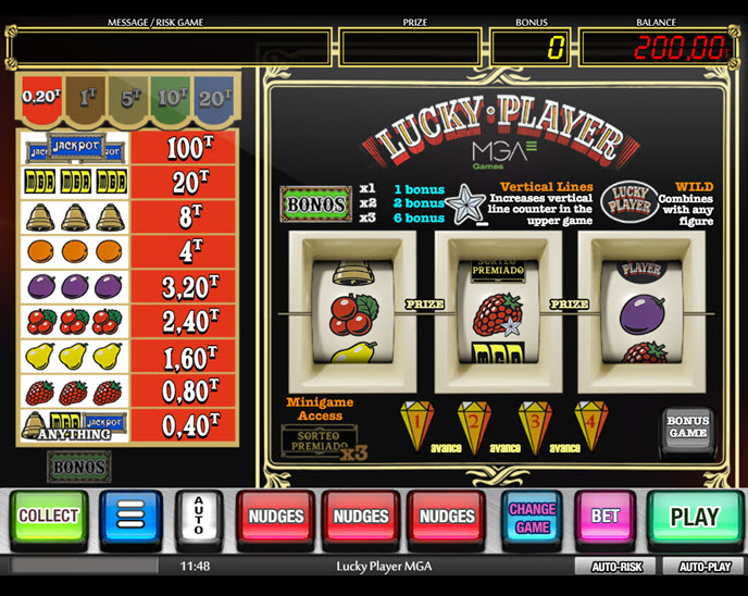lucky player