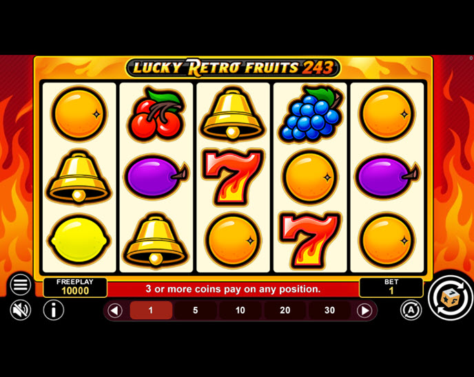 lucky retro fruits 243