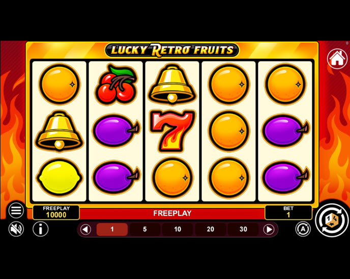 lucky retro fruits