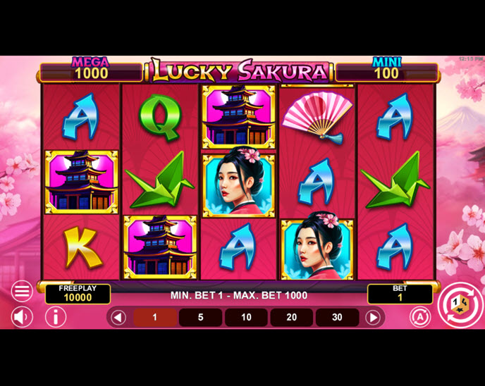 lucky sakura hold & win
