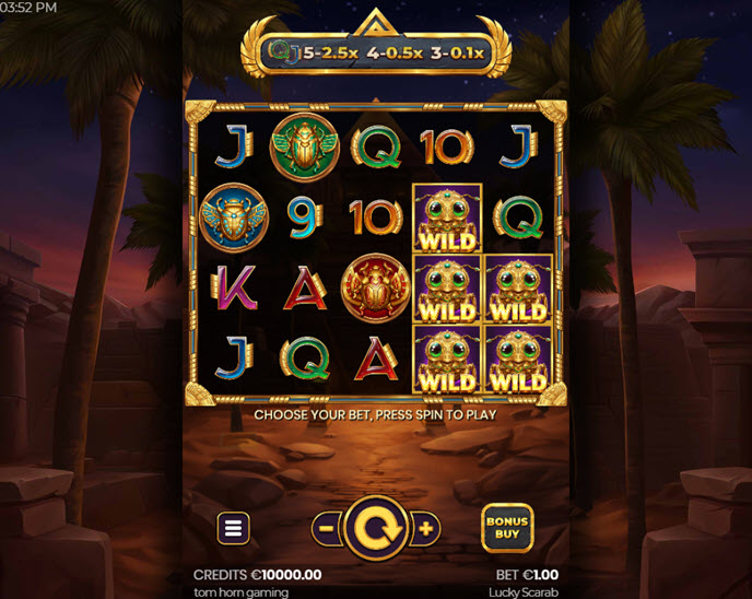 lucky scarab (tom horn gaming)
