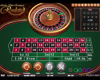lucky spin european roulette
