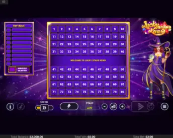 Lucky Stars Keno