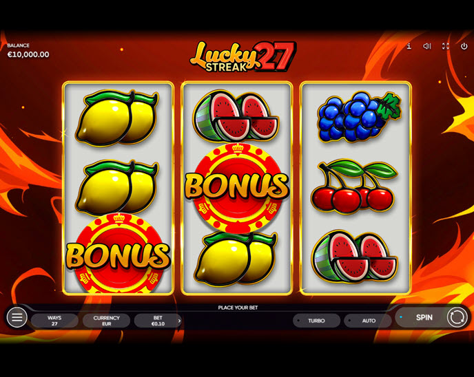 lucky streak 27