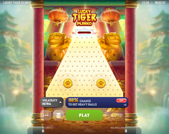 lucky tiger plinko