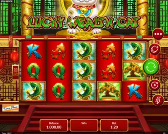 lucky wealth cat
