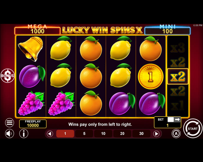 lucky win spins x