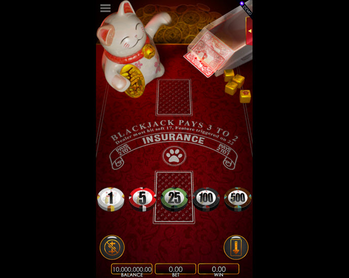 lucky cat blackjack