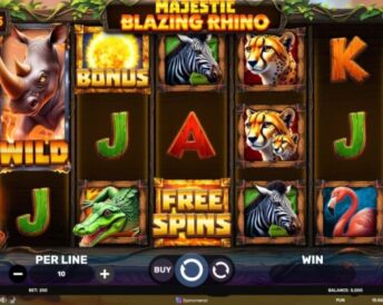 Majestic Blazing Rhino