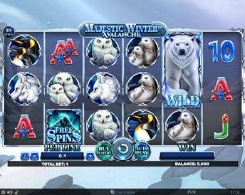 majestic winter – avalanche