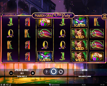 mardi gras wild party