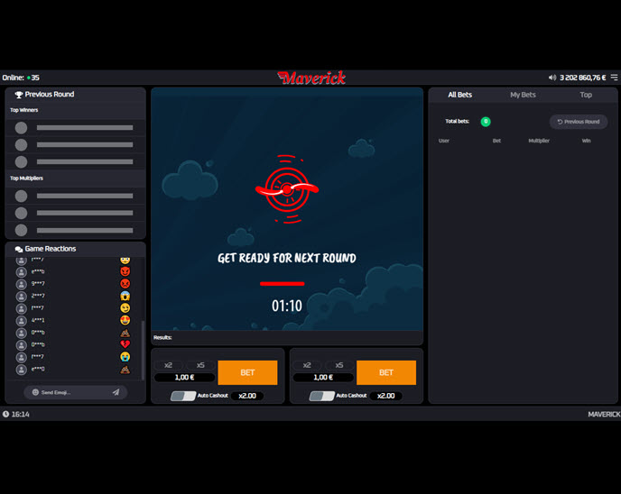 maverick (1x2gaming)