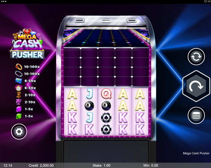 mega cash pusher
