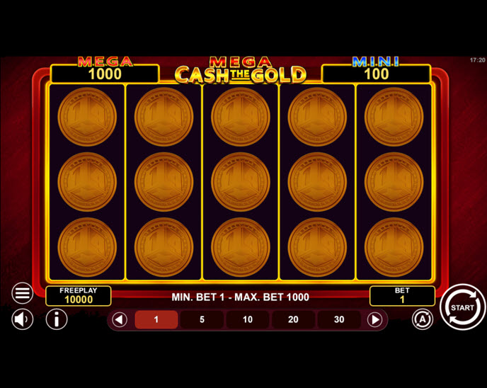 mega cash the gold