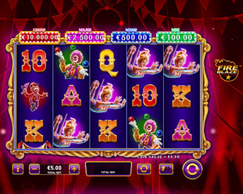 mega fire blaze big circus