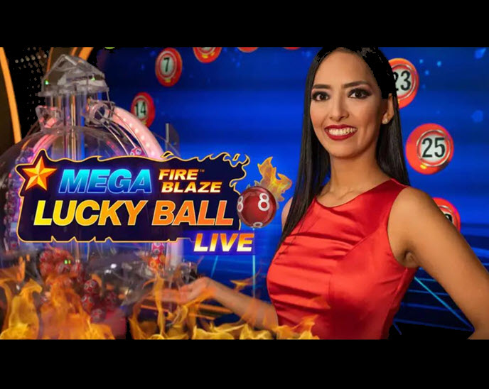 mega fire blaze lucky ball